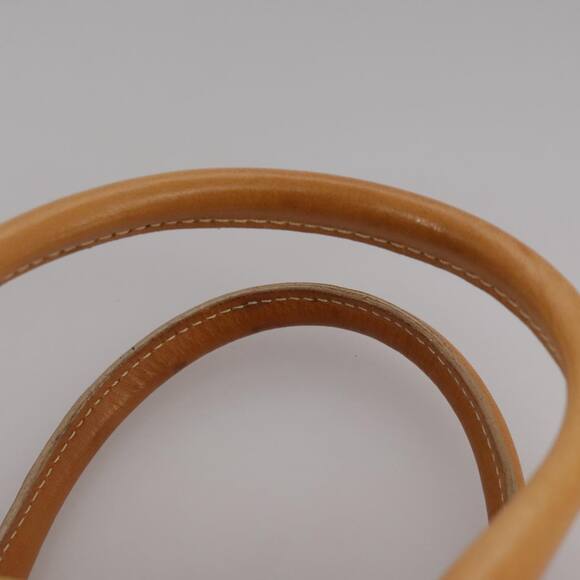 CELINE C Macadam Canvas Hand Bag Suede Leather Yellow Gold - Picture 8 of 13